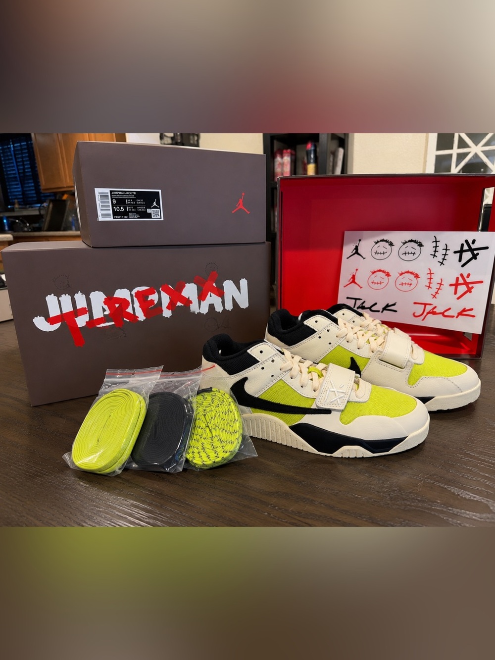Jordan Jumpman Jack TR x Travis Scott Bright Cactus FZ8117-102 Men’s